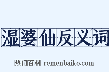 湿婆仙反义词是什么意思的图片